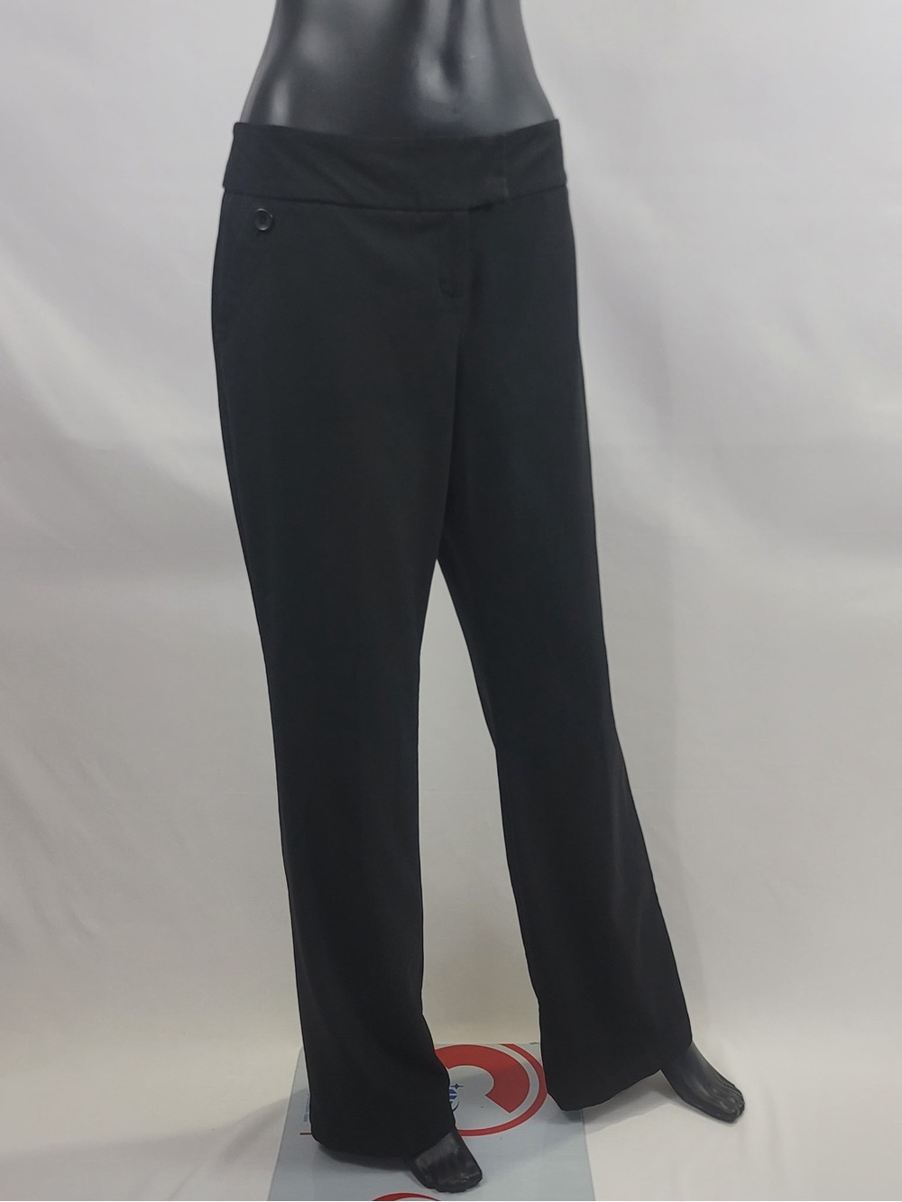 Size 8L Women's Black Wide-Leg Pants
